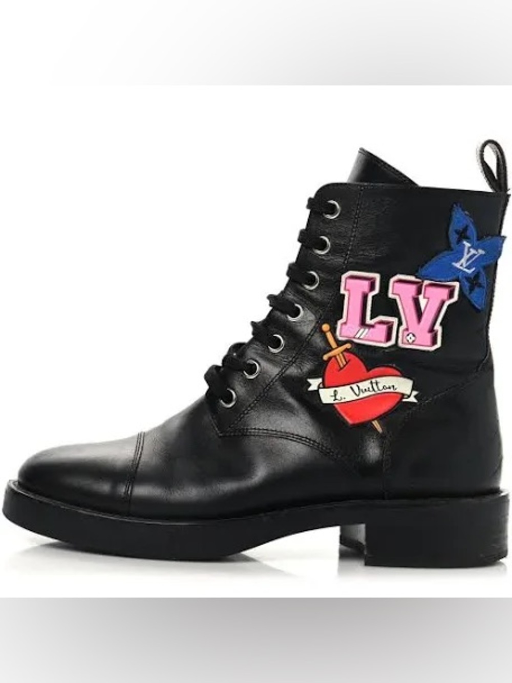 Louis Vuitton
Women's Monogram Territory Flat High Ranger Boots Leather